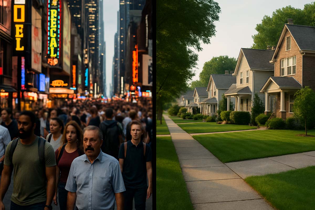 Comparing City Life vs Suburban Living Trends